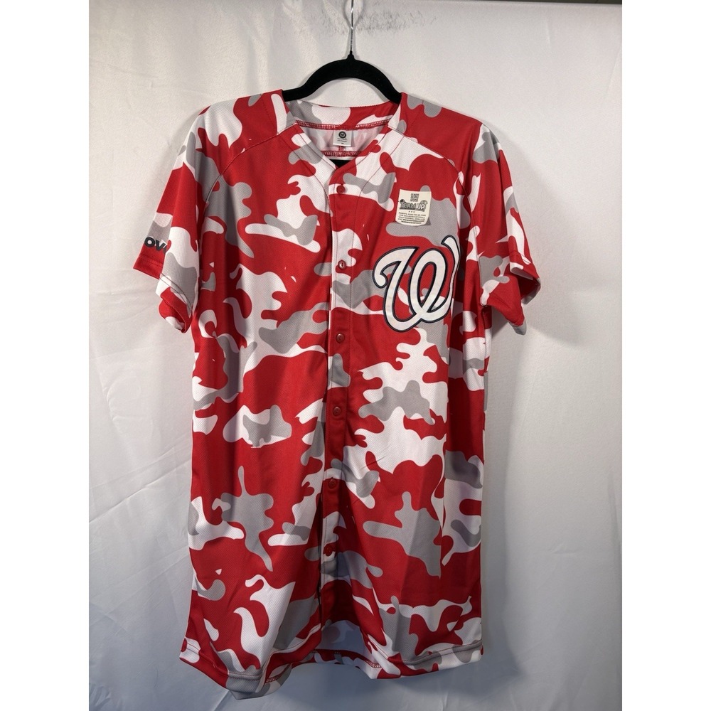 Washington Nationals jersey‎ size m button up #4